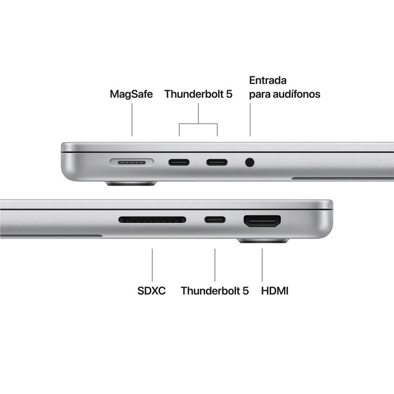 MACBOOK PRO 14” ( M5 PRO ) 24GB/1TB - ( TECLADO INGLES ) SILVER - 5