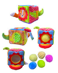 CUBO DE ENCAJE DE TELA - 1