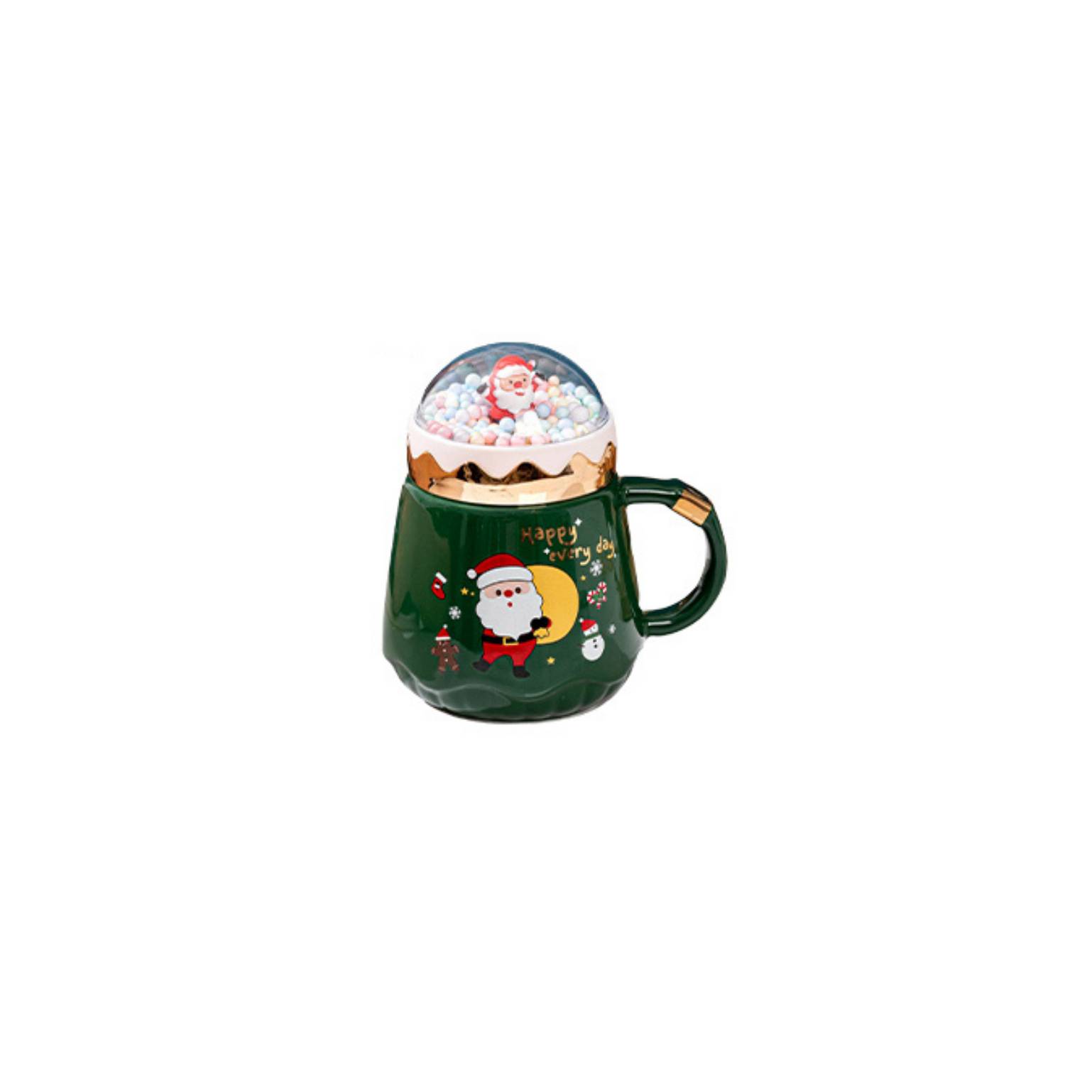 TAZA NAVIDEÑA CON ADORNO - 1