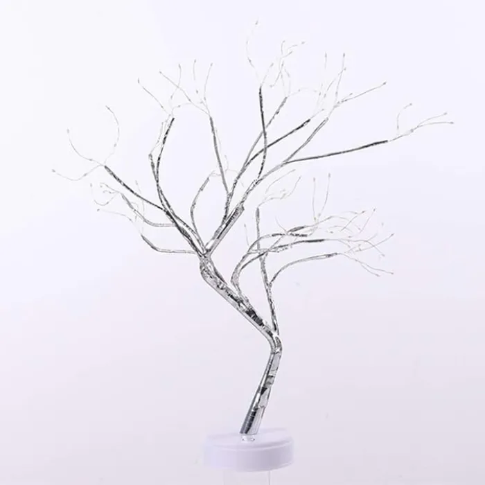 LAMPARA ARBOL RAMAS CON LUCES PARA MESA - 4