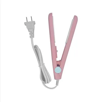 MINI ALISADOR PLANCHA PARA CABELLO ESPECIAL VIAJES COLOR ROSADO - 2