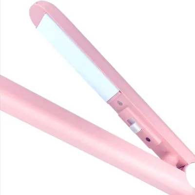 MINI ALISADOR PLANCHA PARA CABELLO ESPECIAL VIAJES COLOR ROSADO - 3