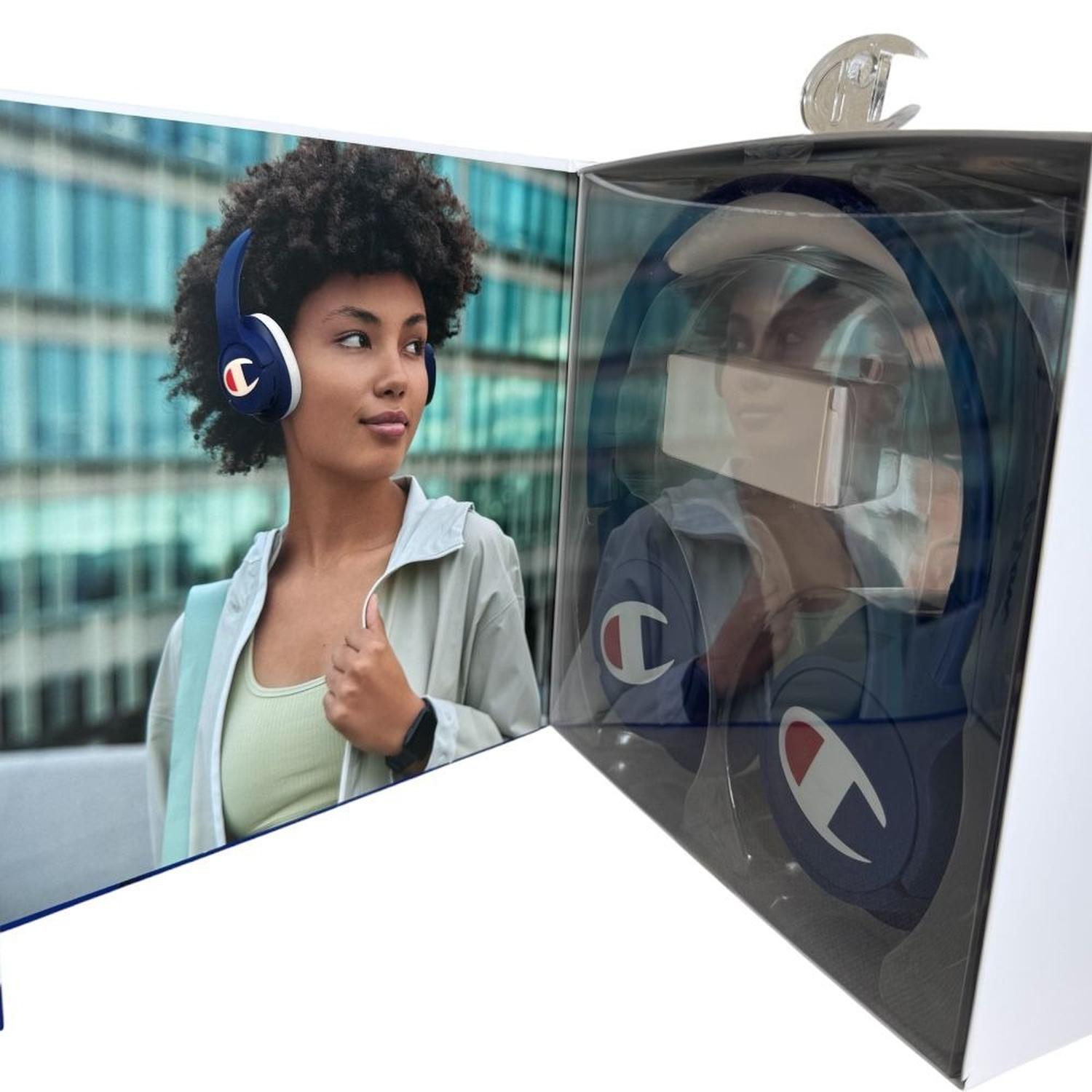 AUDIFUNO BLUETOOTH CHAMPION AZUL REDONDO 10 HORAS BATERIA - 3
