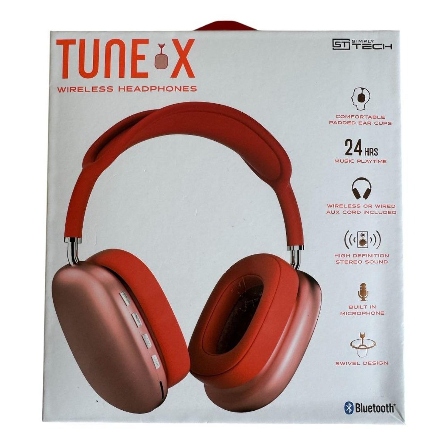 AUDIFUNO BLUETOOTH SIMPLY TECH ROSA ROJO METALIZADO - 1