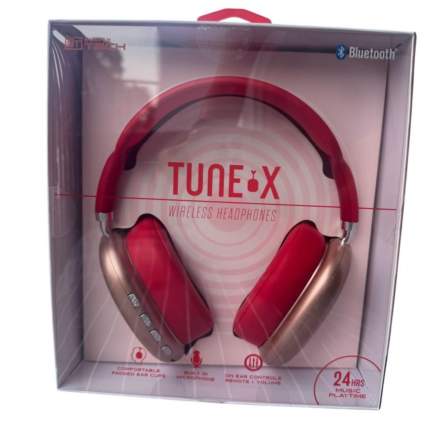 AUDIFUNO BLUETOOTH SIMPLY TECH ROSA ROJO METALIZADO - 3