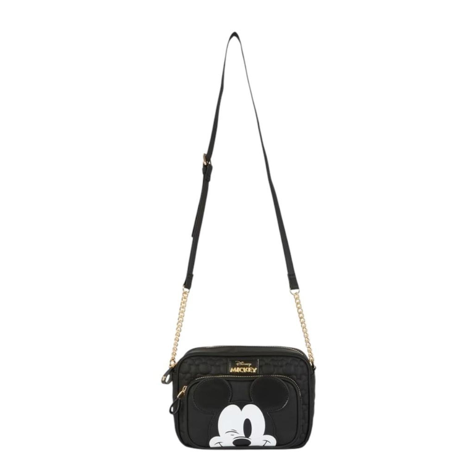 BOLSO BANDOLERA DISNEY DE MICKEY MOUSE NEGRO - 1