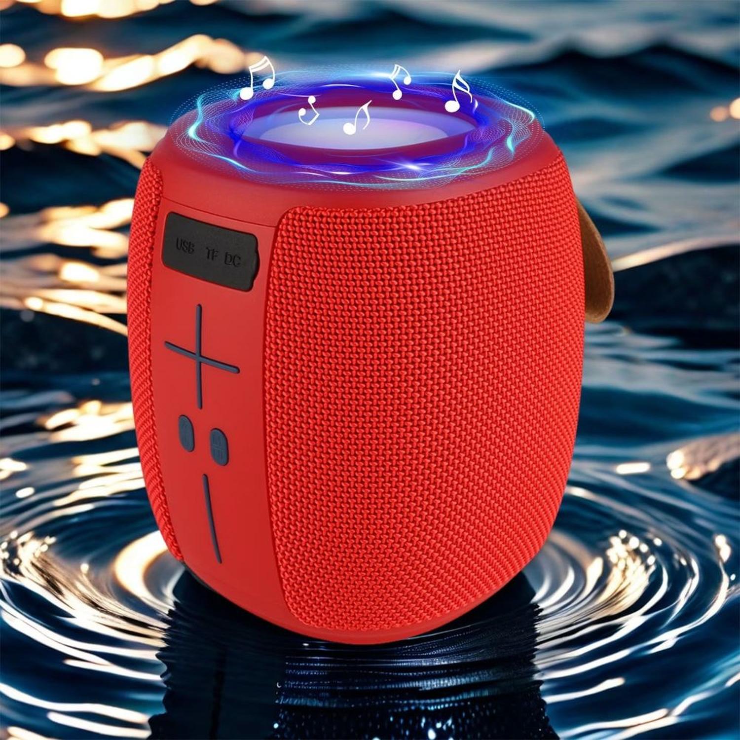 PARLANTE PORTÁTIL BLUETOOTH ZERO STATIK ROJO 10 HORAS - 4