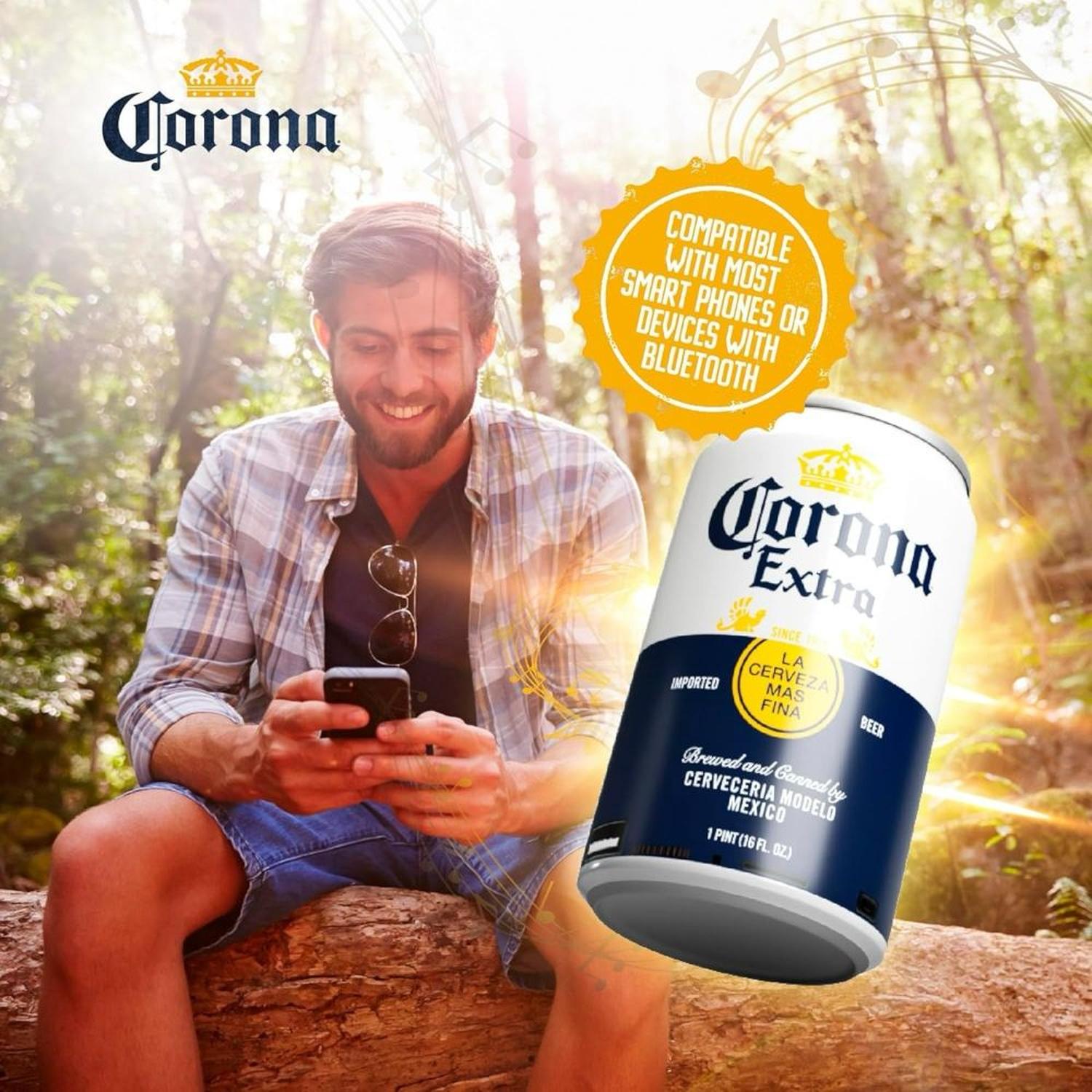 PARLANTE PORTÁTIL BLUETOOTH EN FORMA DE LATA CORONA EXTRA - 5