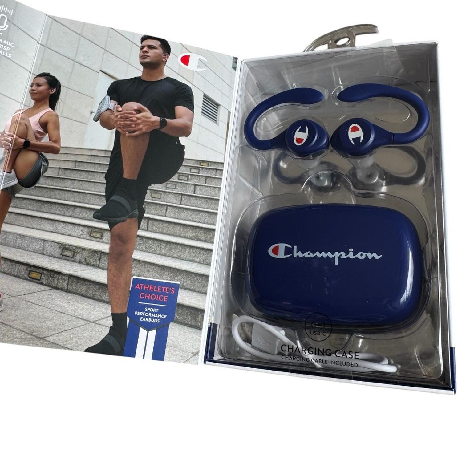 AUDÍFONOS INALÁMBRICOS BLUETOOTH CHAMPION AZUL - 2