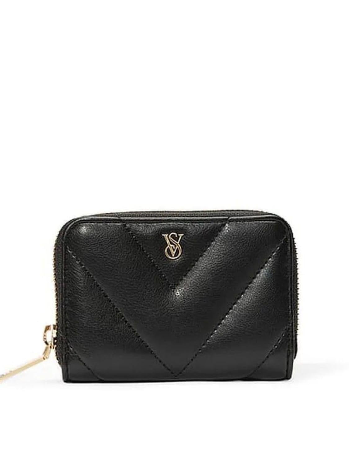 MONEDERO TARJETERO VICTORIA SECRET NEGRO - 1