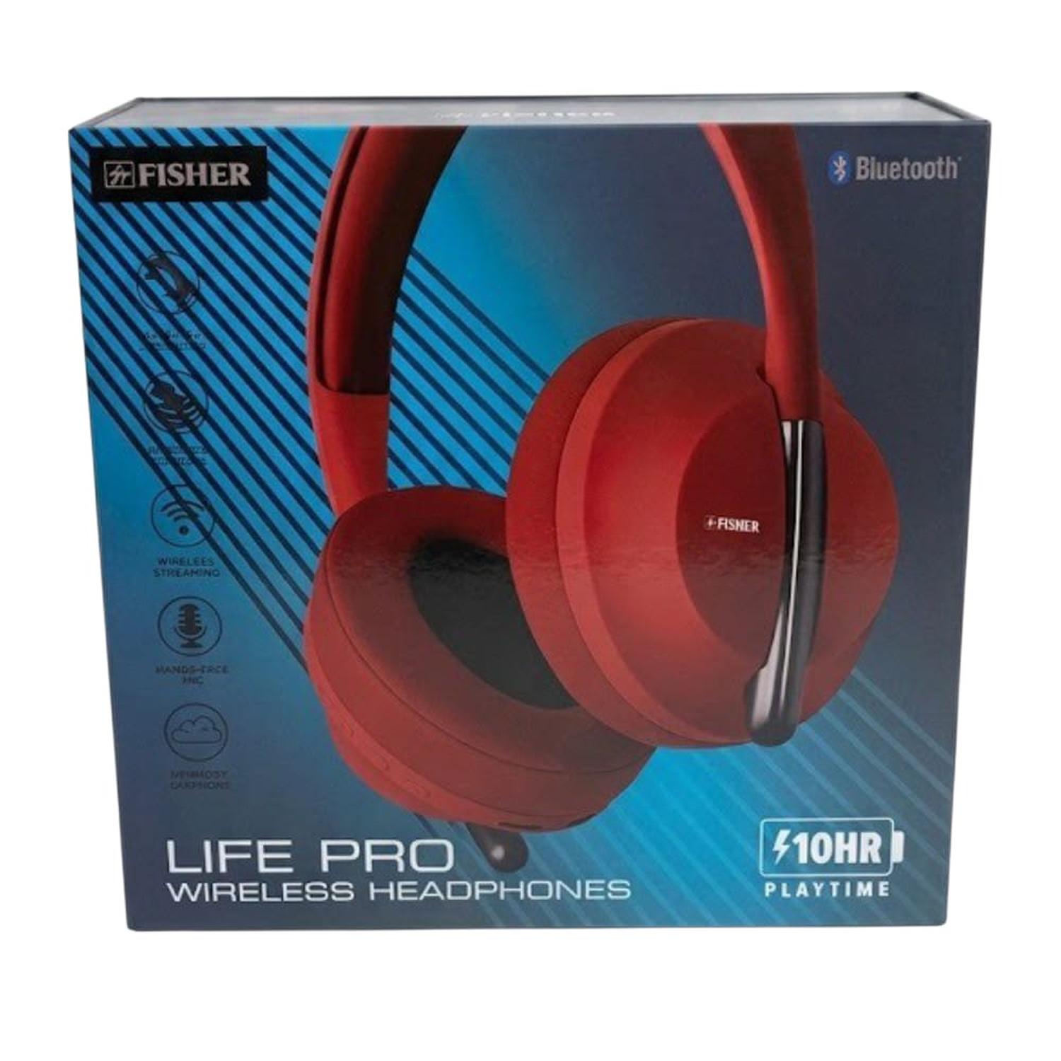 AUDÍFONOS BLUETOOTH FISHER ROJO ADULTO - 1