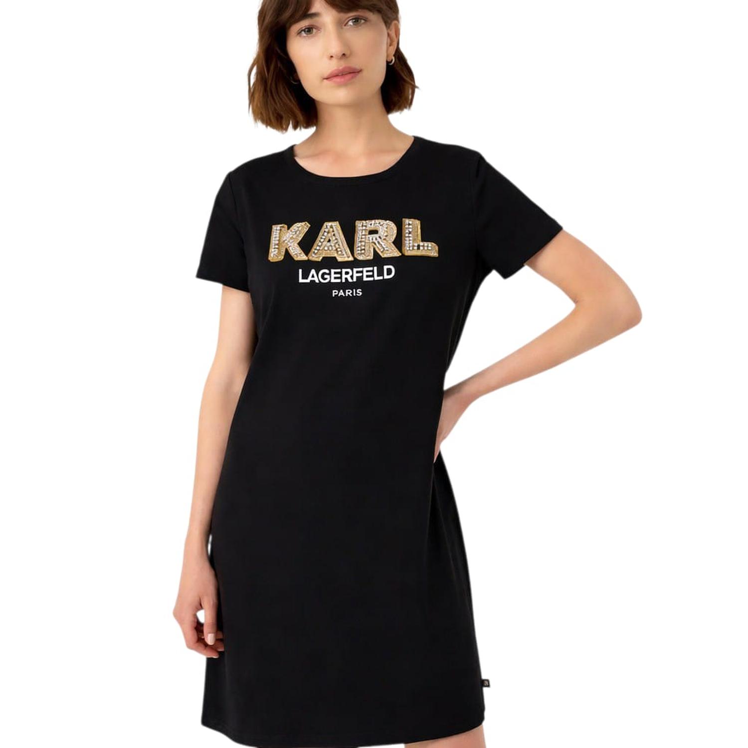 VESTIDO NEGRO KARL LAGERFELD - 3