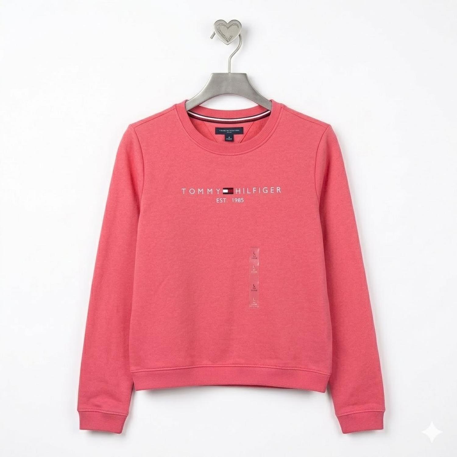 POLERA MANGA LARGA NIÑA TOMMY HILFIGER CLASICA LOGO TOMMY - 1