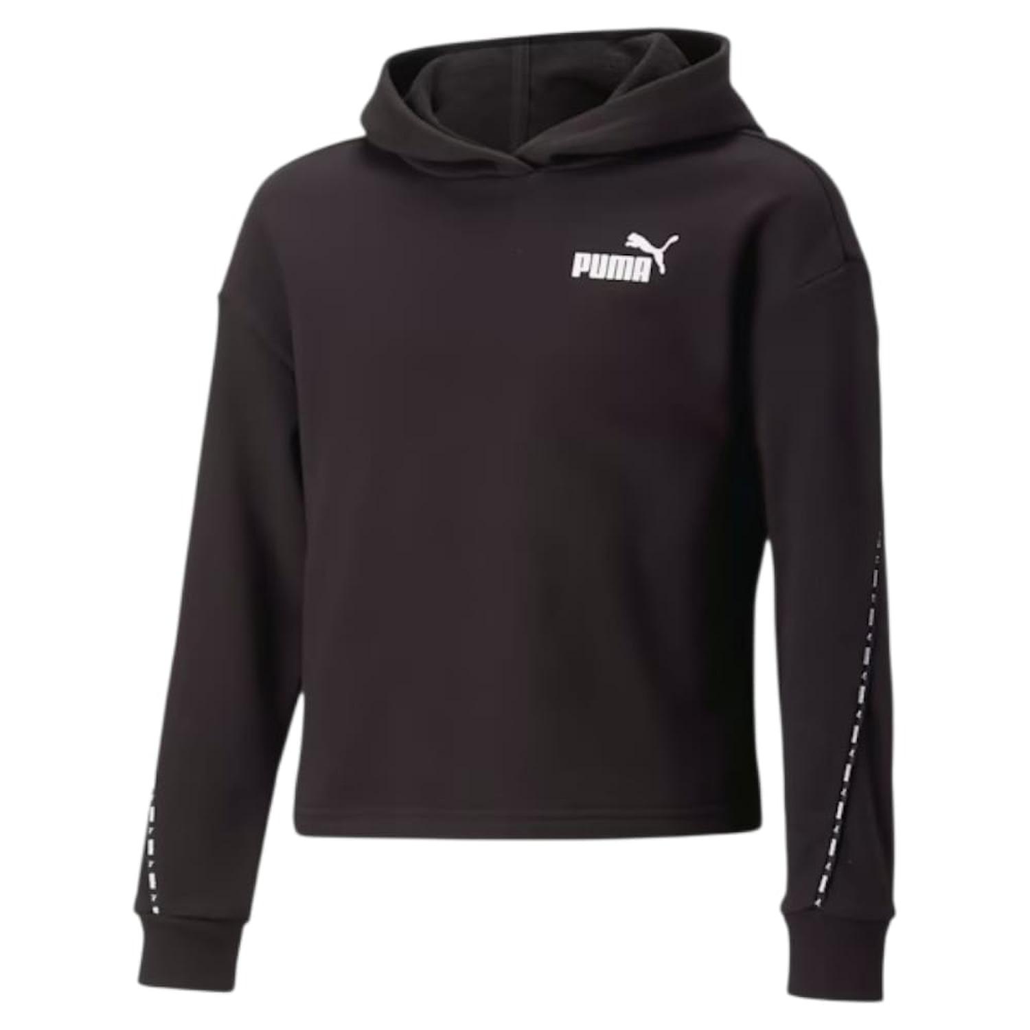 POLERA MANGA LARGA NIÑA PUMA NEGRO LOGO - 1