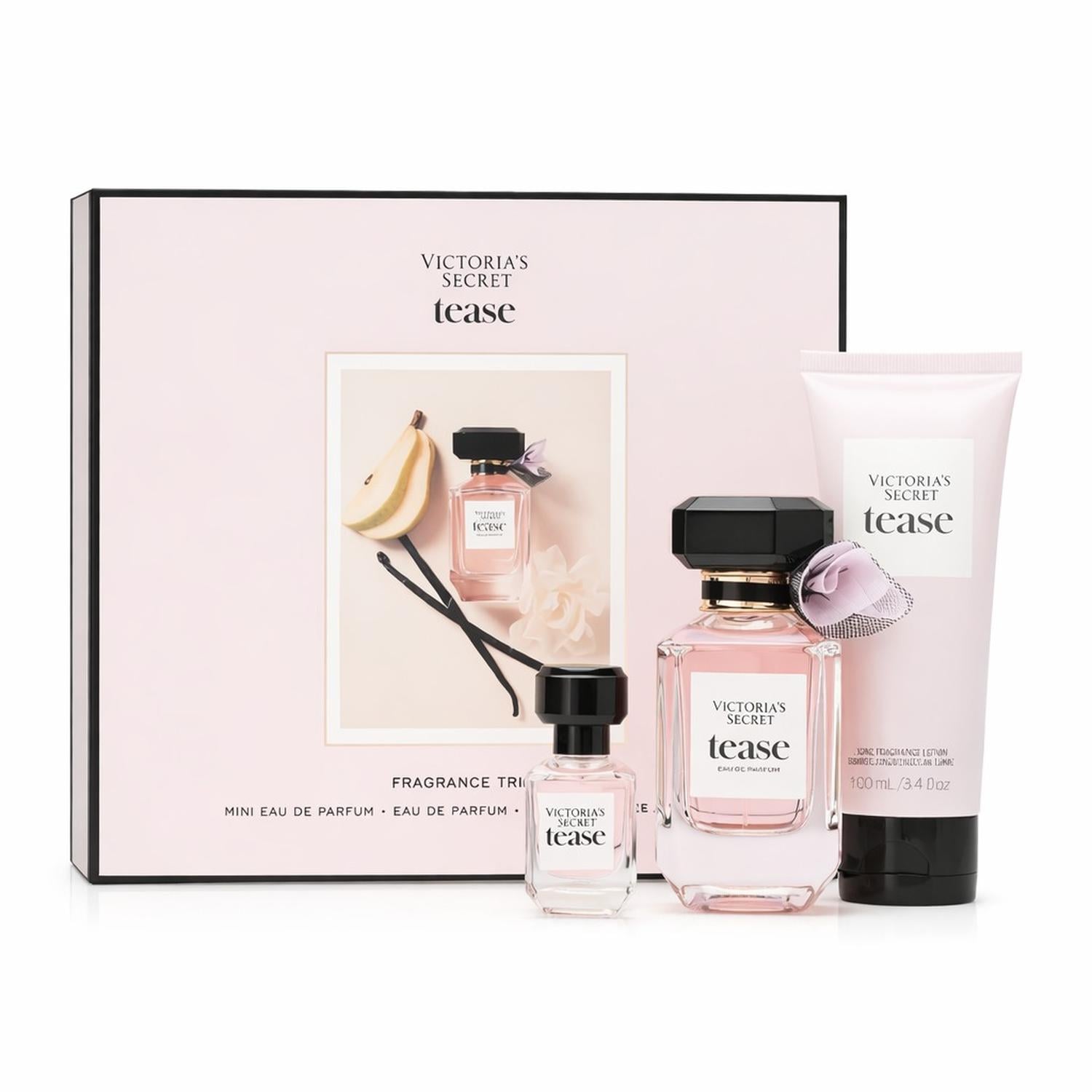 SET DE REGALO PERFUME Y CREMA TEASE VICTORIAS SECRET - 1