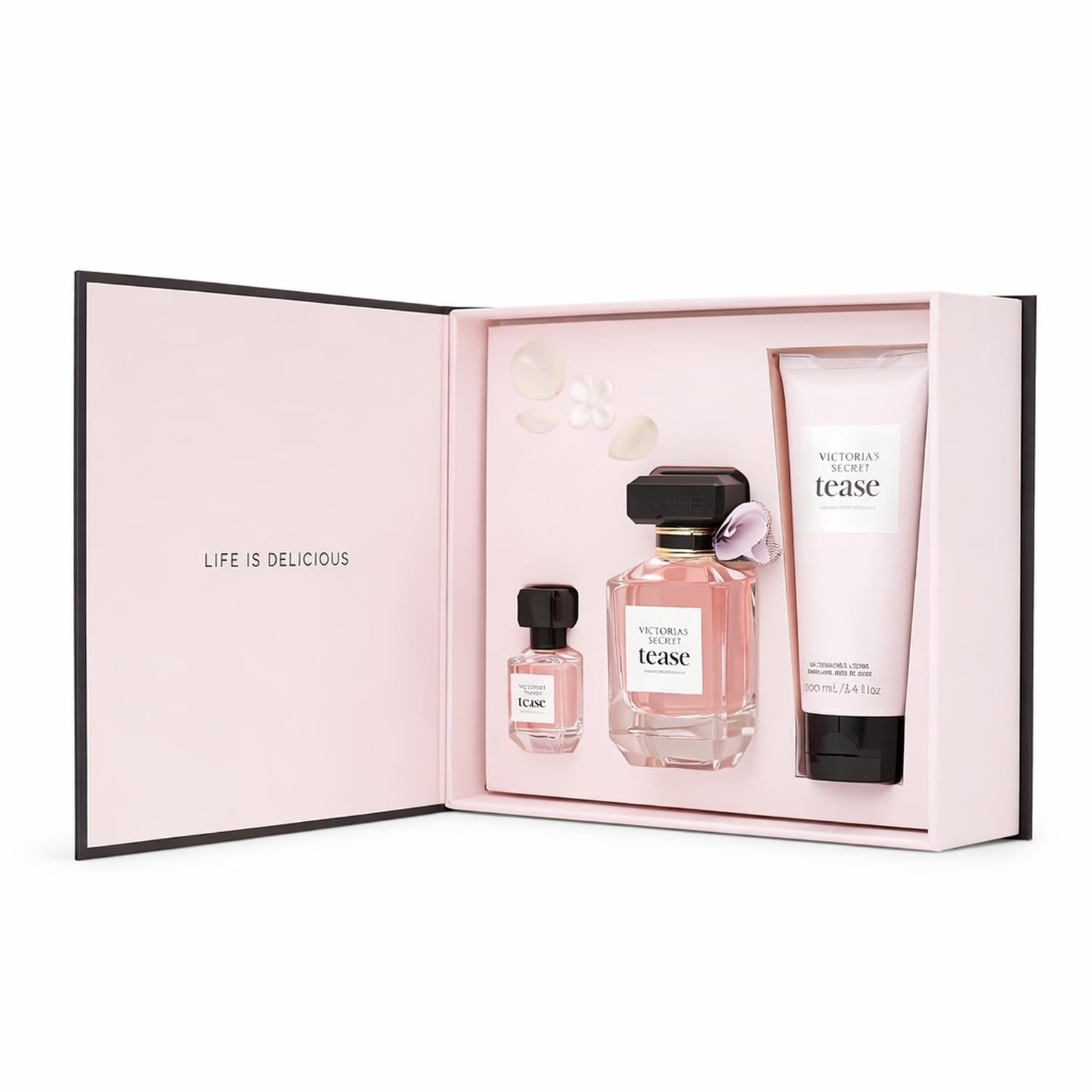 SET DE REGALO PERFUME Y CREMA TEASE VICTORIAS SECRET - 2