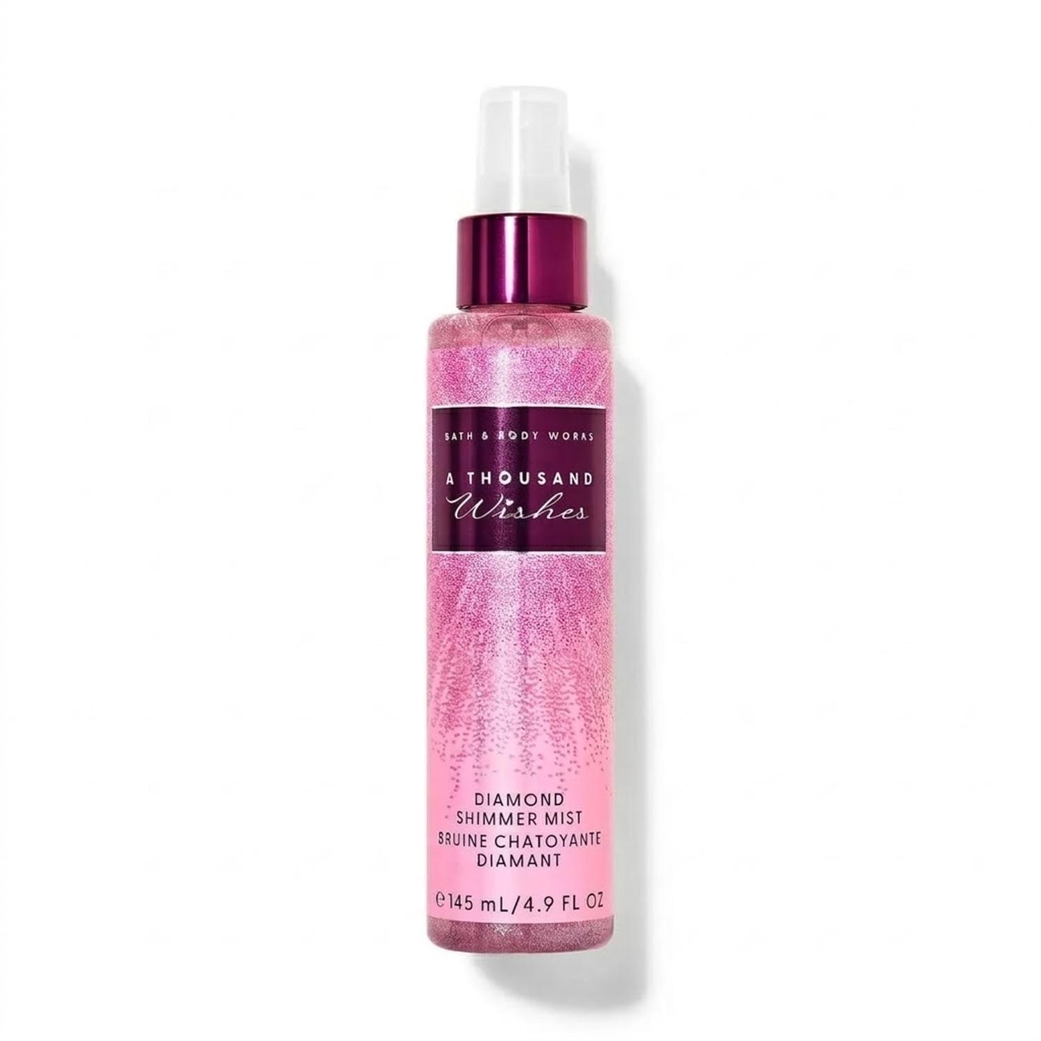 BODY MIST BATH Y BODY WORKS A THOUSAND WISHES CON BRILLO 145ML - 1