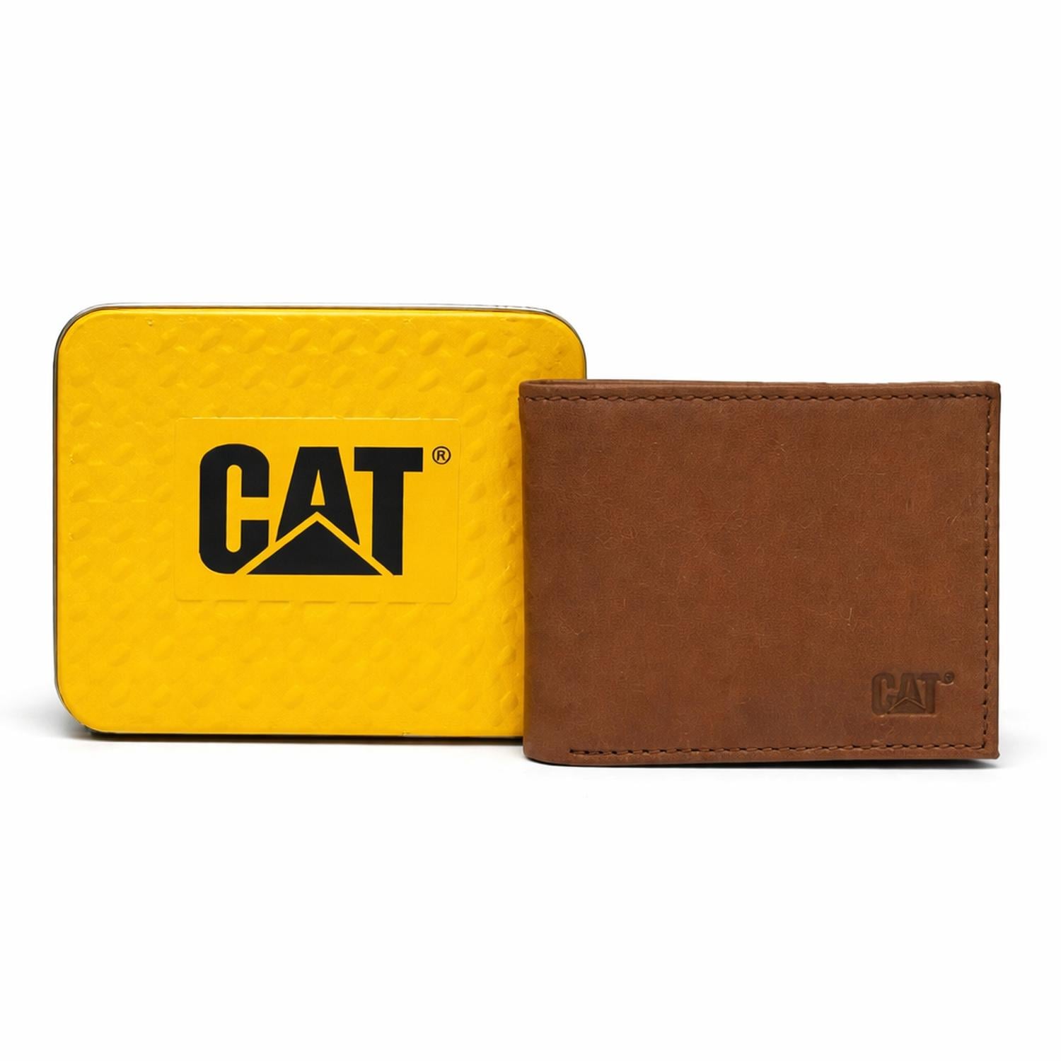 BILLETERA CATERPILLAR HOMBRE CUERO MARRON - 1