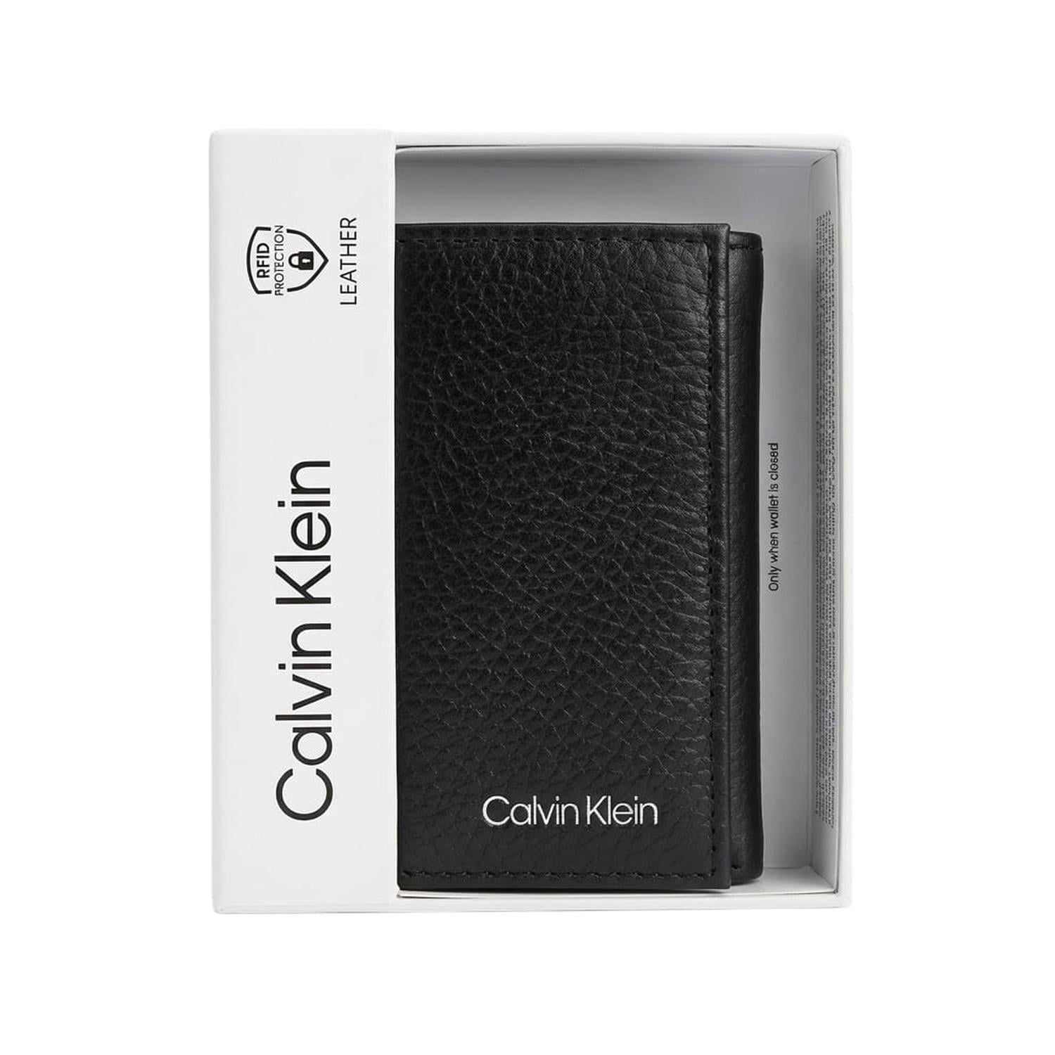 BILLETERA CALVIN KLEIN HOMBRE CUERO NEGRO - 1