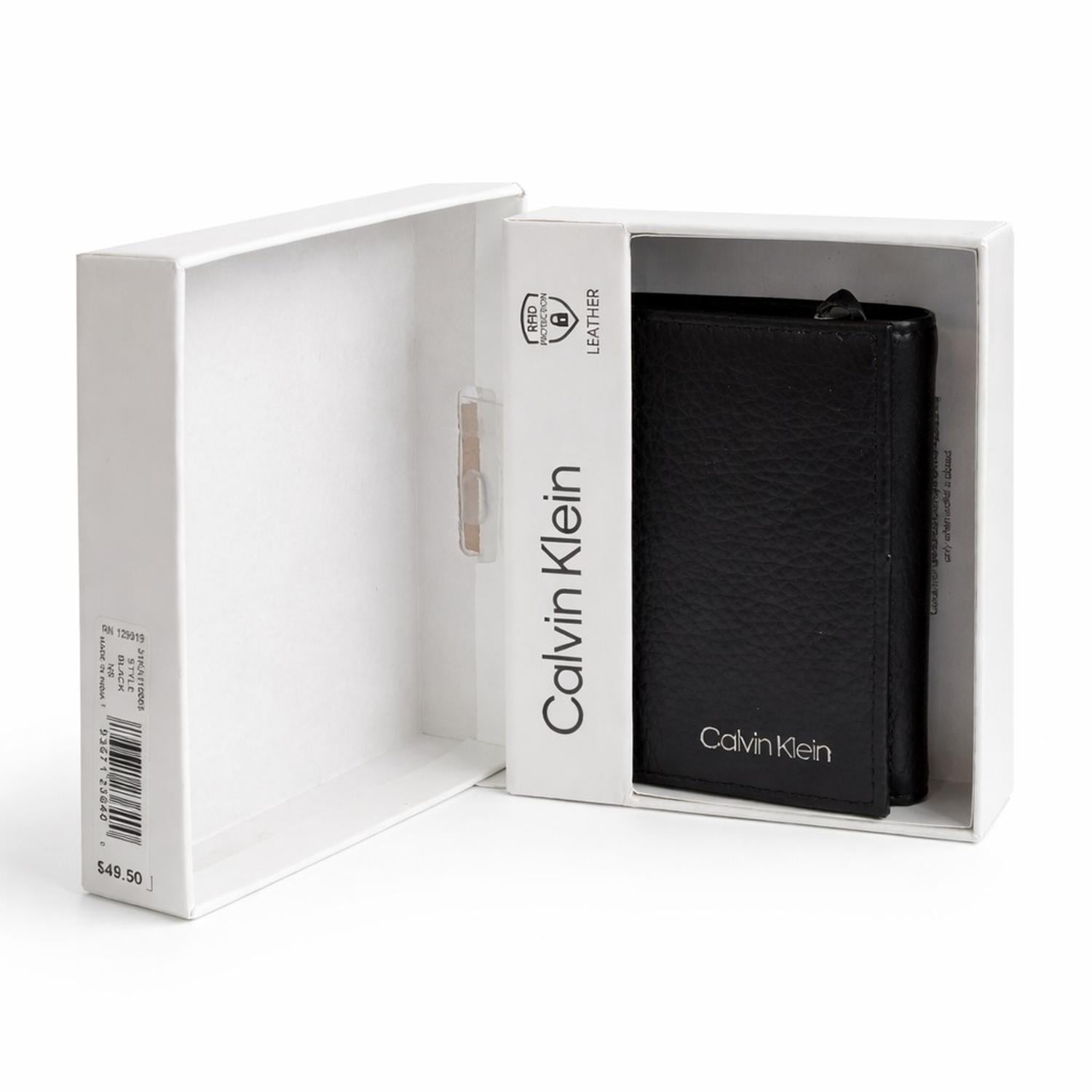 BILLETERA CALVIN KLEIN HOMBRE CUERO NEGRO - 2