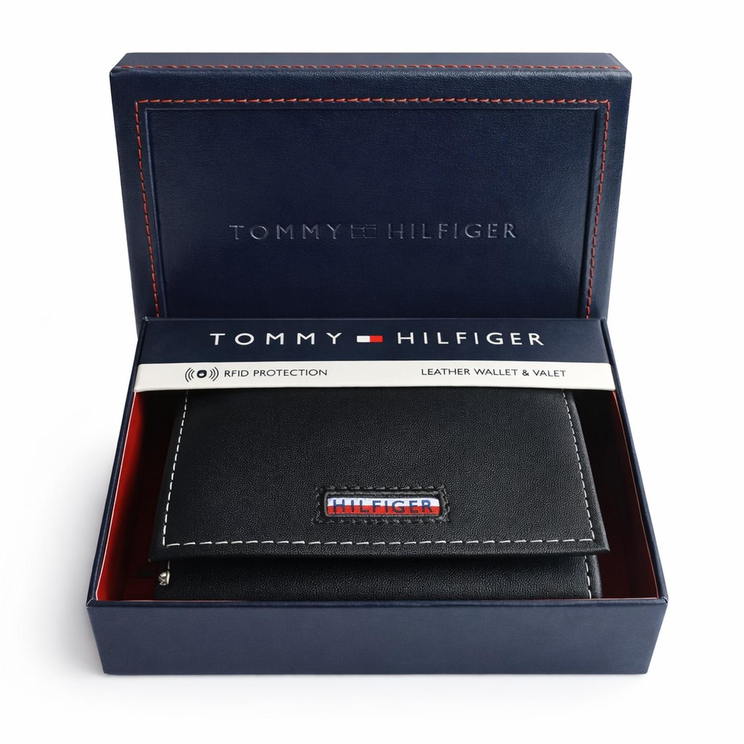 BILLETERA TOMMY HILFIGER HOMBRE CUERO AZUL - 1