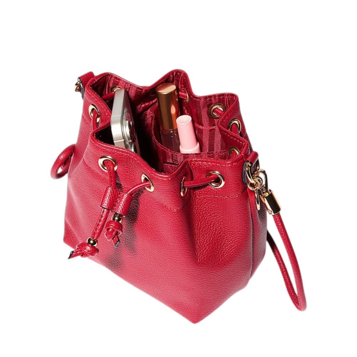 CARTERA MINI CROSSBODY VICTORIAS SECRET ROJA - 2
