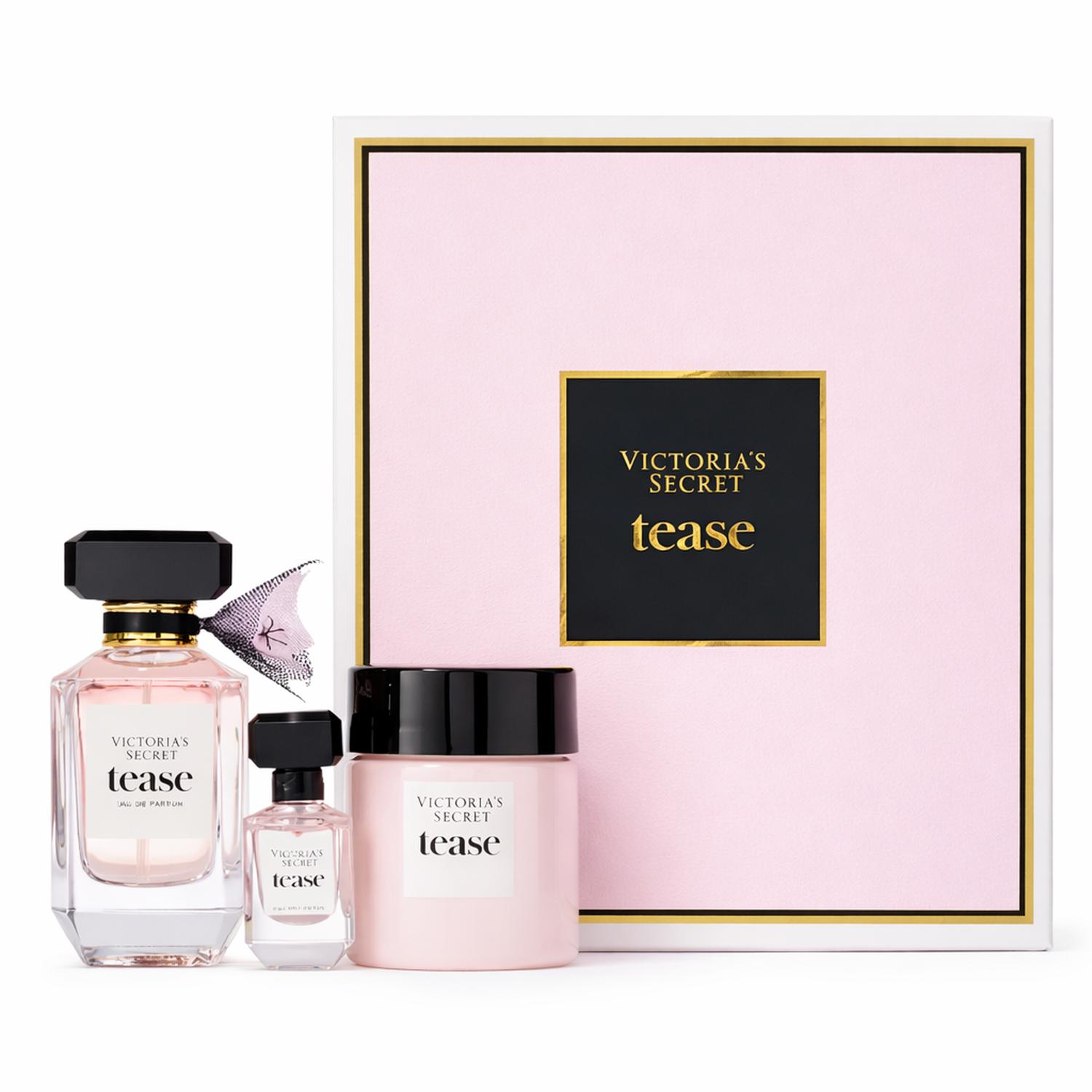 PACK DE REGALO PERFUME Y CREMA TEASE VICTORIAS SECRET - 1