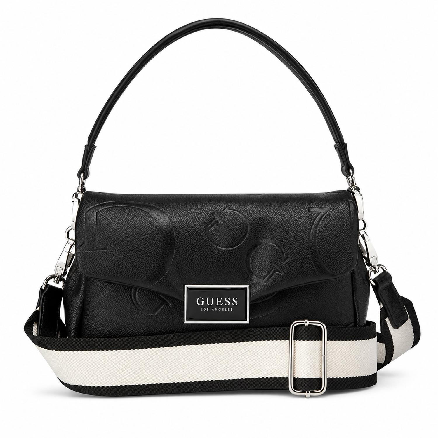 CARTERA CROSSBODY GUESS DOBLE USO NEGRO - 1
