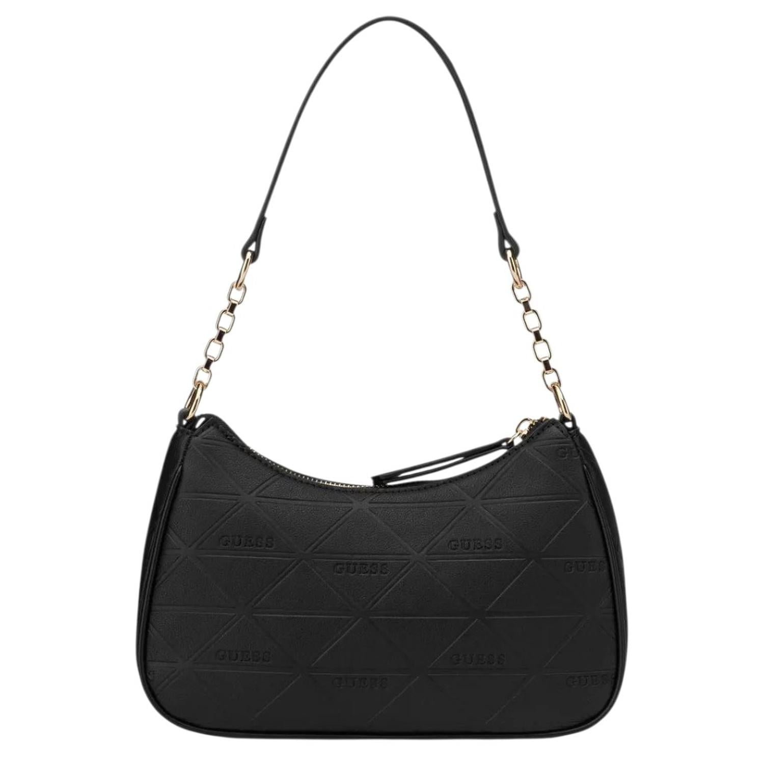 CARTERA SHOULDER BAG Y CROSSBODY GUESS MONOGRAFIADO NEGRO CELESTIA - 3