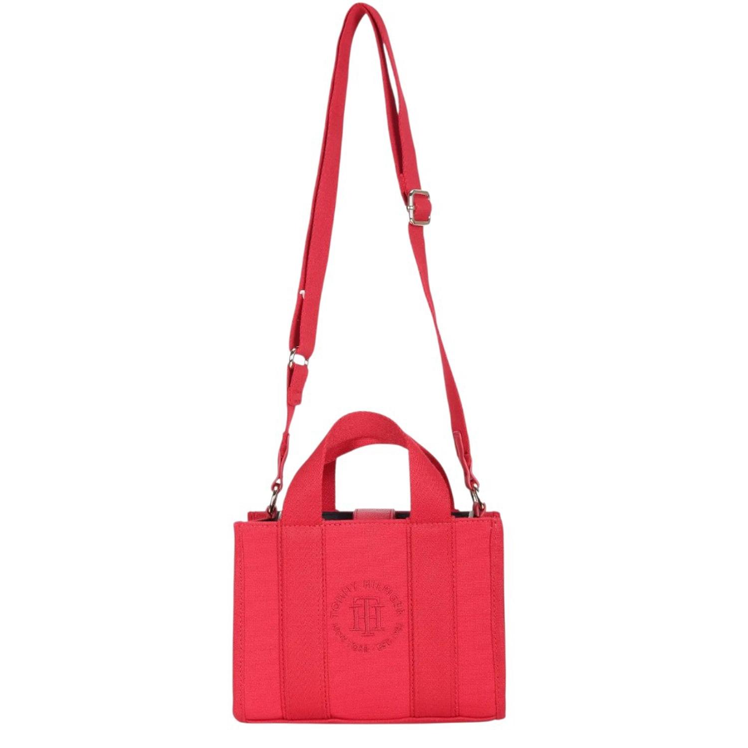 CARTERA SHOULDER BAG Y CROSSBODY TOMMY HILFIGER ROJO - 3