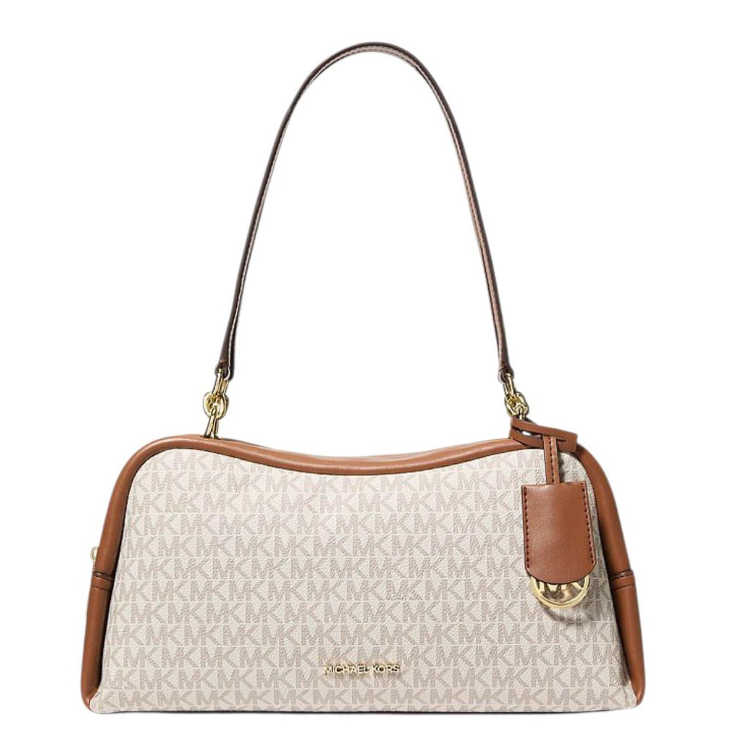 CARTERA SHOULDER BAG CECILY MICHAEL KORS MONOGRAFIADA BEIGE - 1