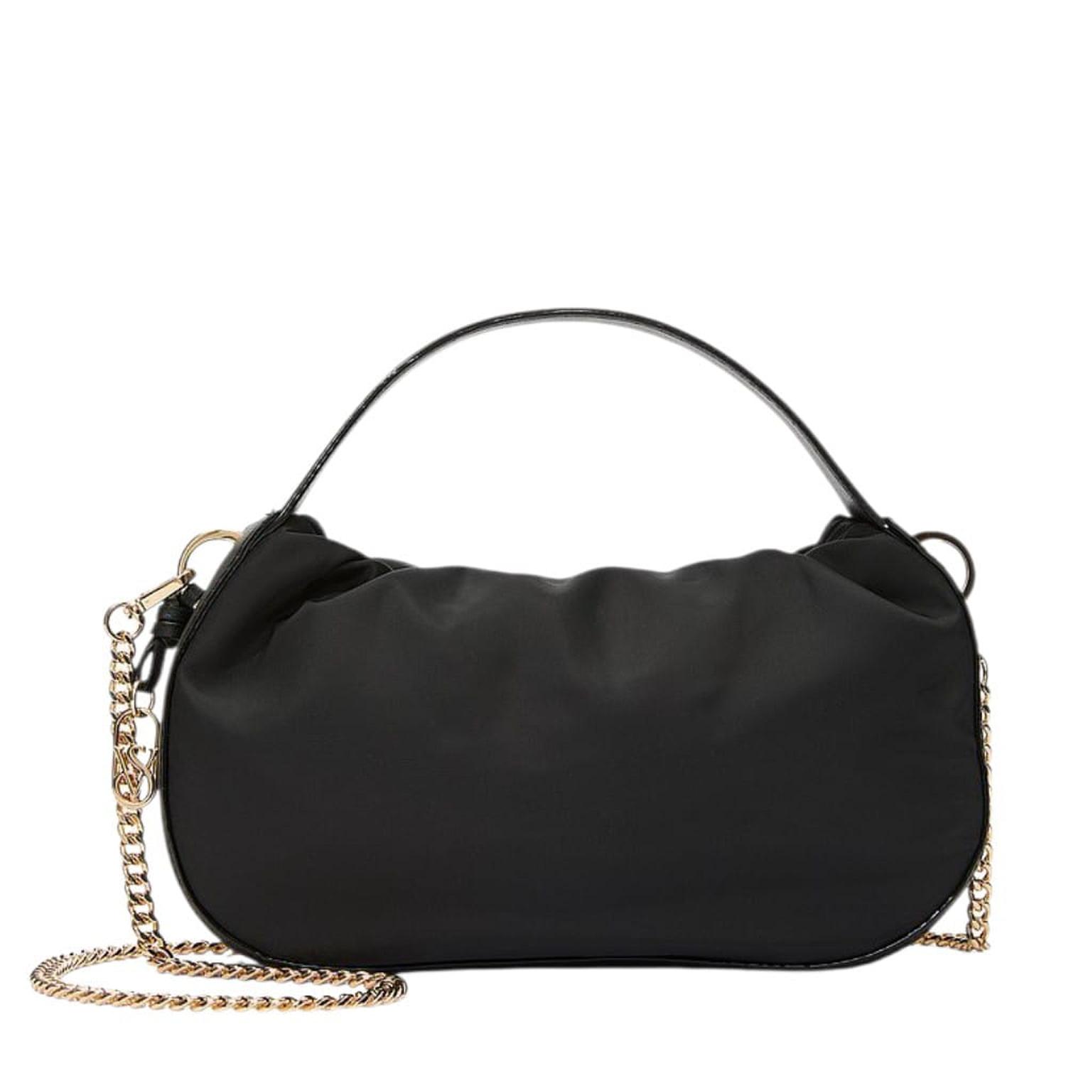 CARTERA MINI CROSSBODY VICTORIAS SECRET NEGRA CON CADENA - 1