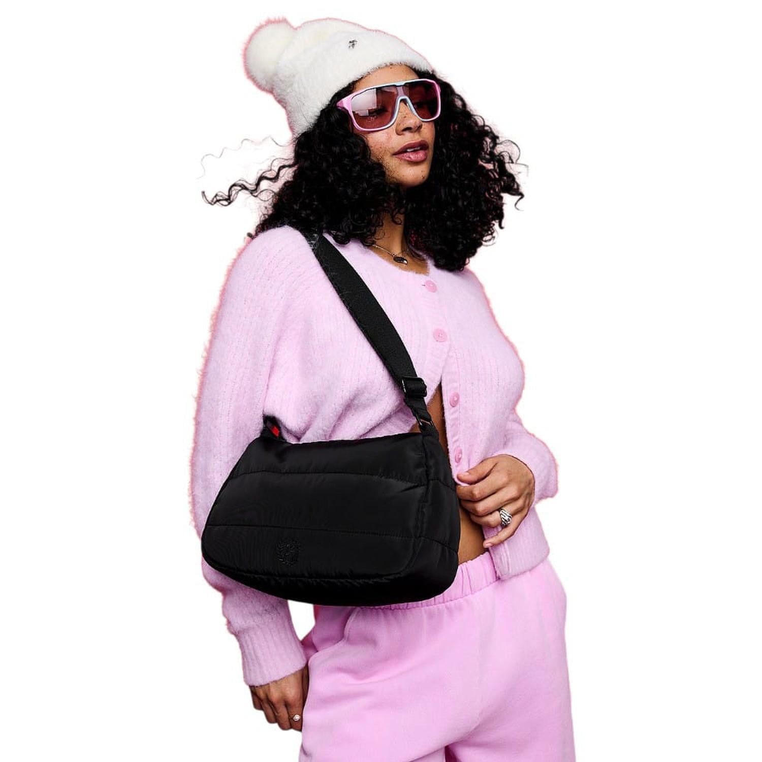 BOLSO ACOLCHADO MINI VICTORIAS SECRET NEGRO - 2