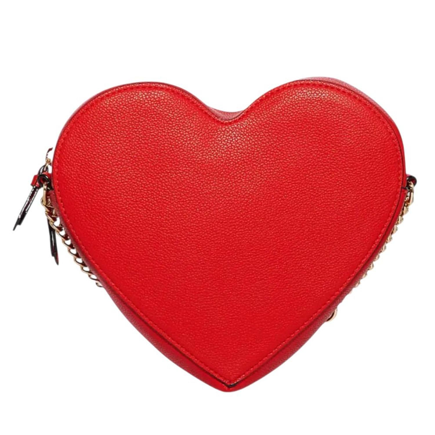 CARTERA CROSSBODY VICTORIAS SECRET ROJA EN FORMA DE CORAZON - 3