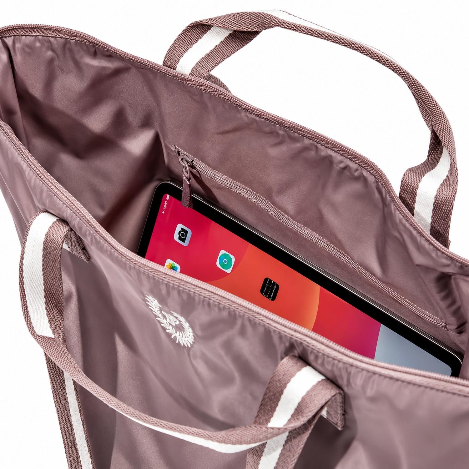 CARTERA TOTE PINK NYLON - 3