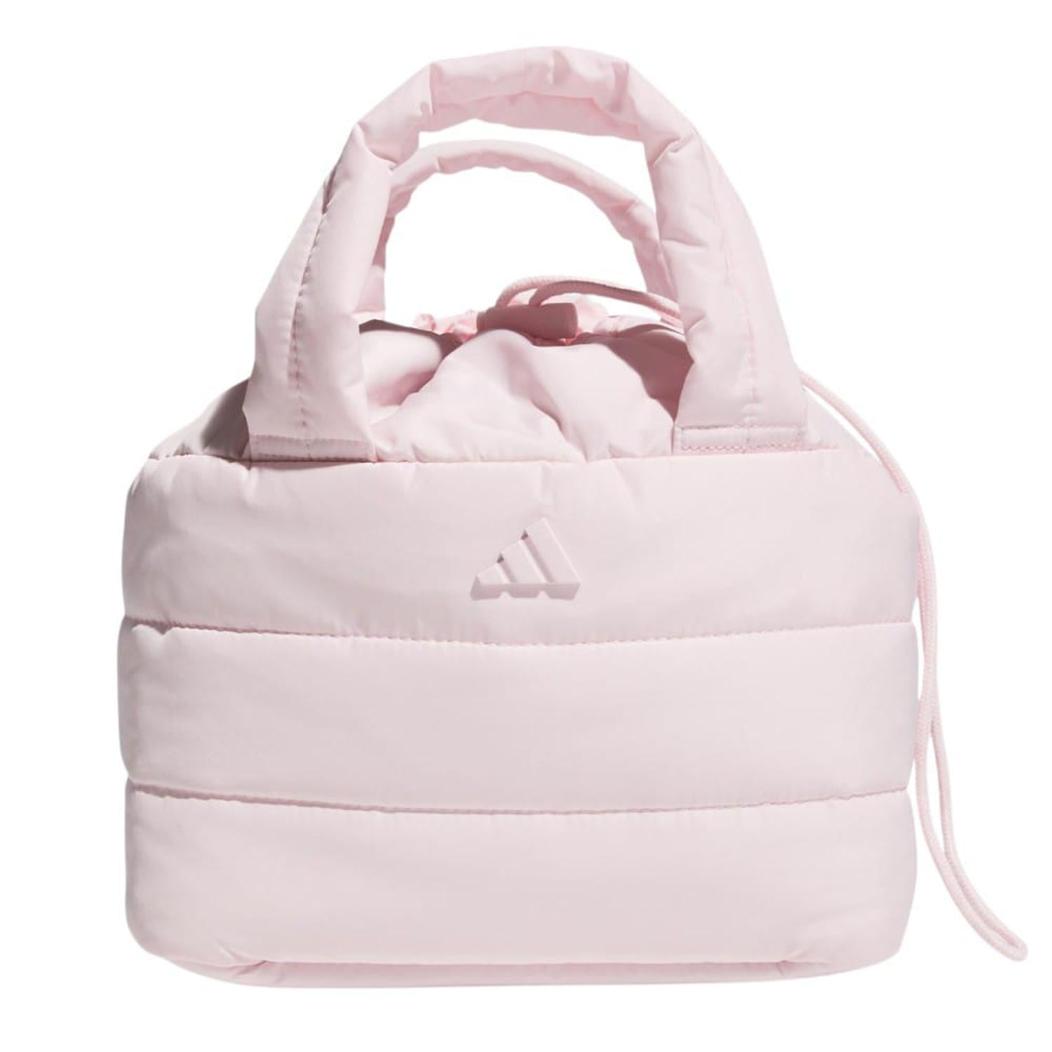 BOLSO DE ALMUERZO ADIDAS TIPO PUFFER ROSADO - 1