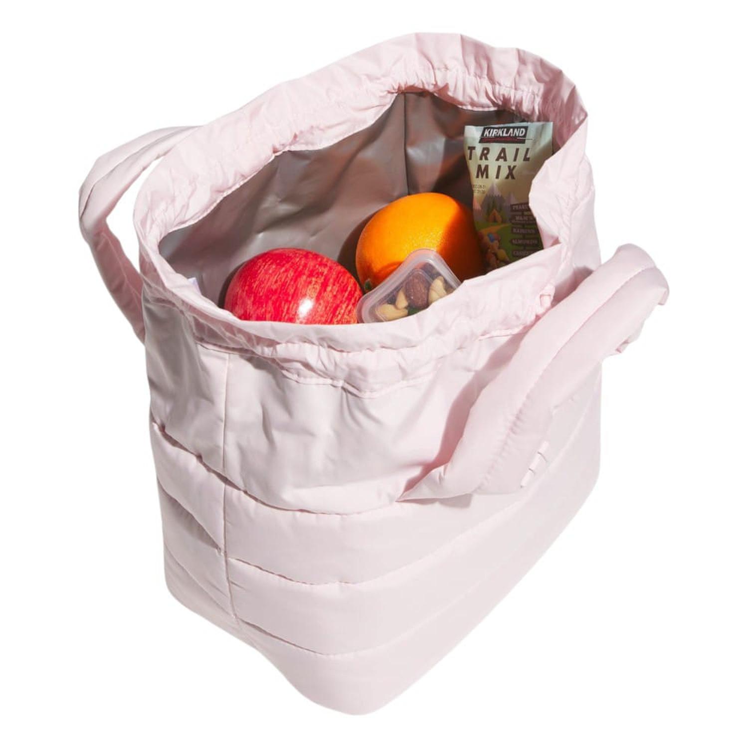 BOLSO DE ALMUERZO ADIDAS TIPO PUFFER ROSADO - 4