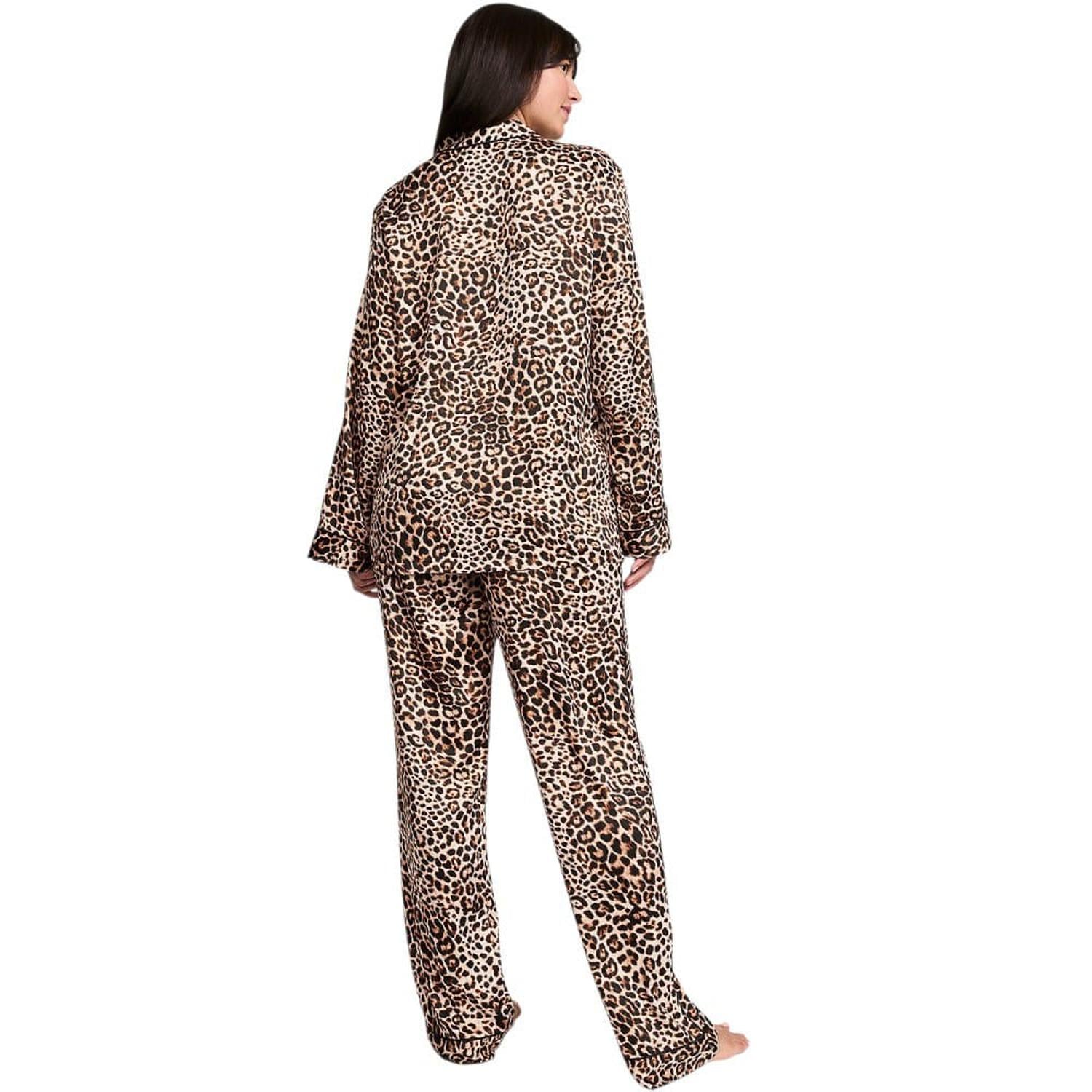 CONJUNTO DE PIJAMA ANIMAL PRINT VICTORIAS SECRET LARGO TALLA S - 2