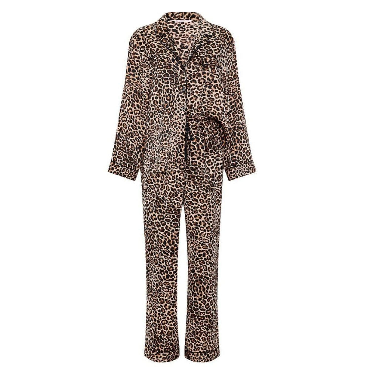 CONJUNTO DE PIJAMA ANIMAL PRINT VICTORIAS SECRET LARGO TALLA S - 3