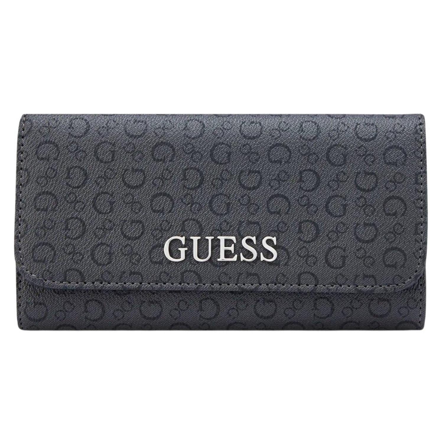 BILLETERA GUESS REMI MONOGRAFIADA NEGRO MUJER - 1