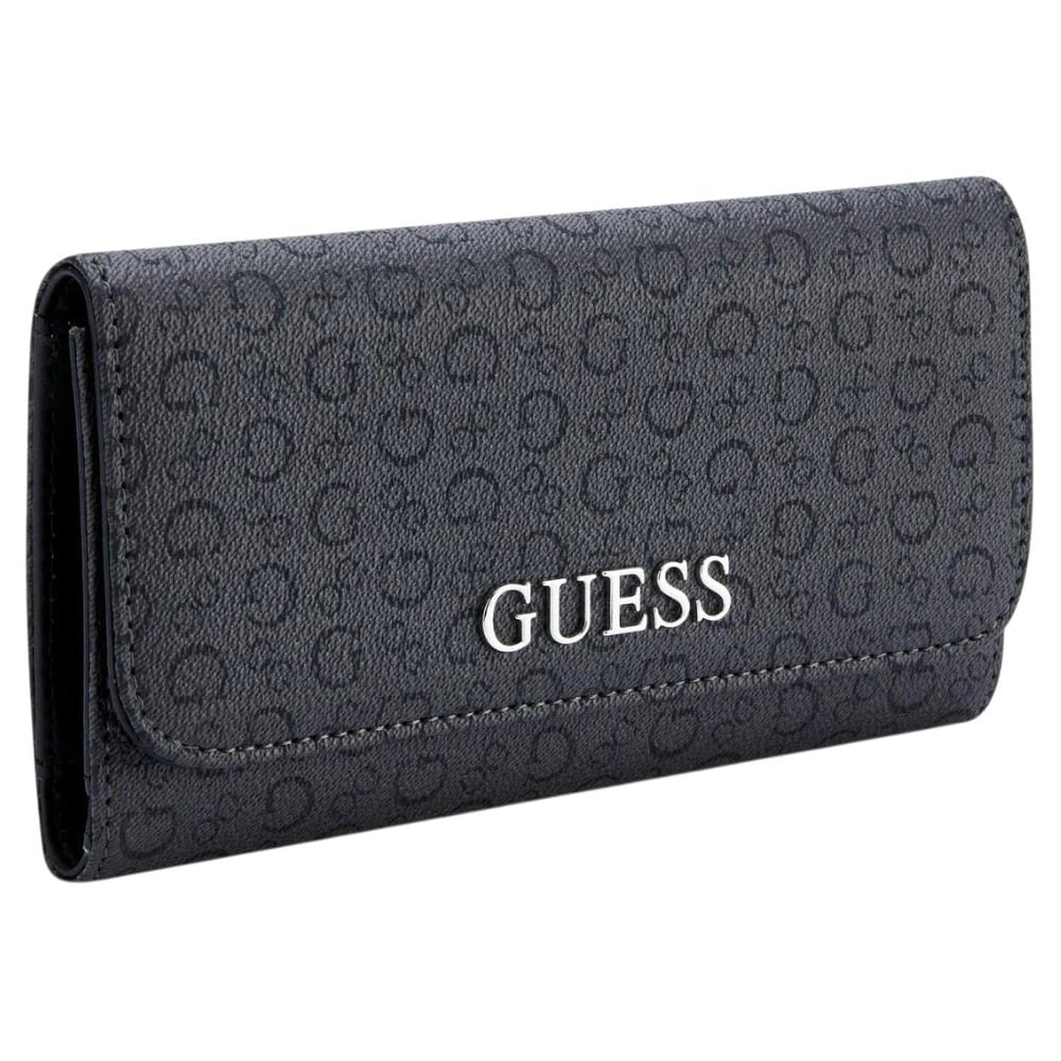BILLETERA GUESS REMI MONOGRAFIADA NEGRO MUJER - 2