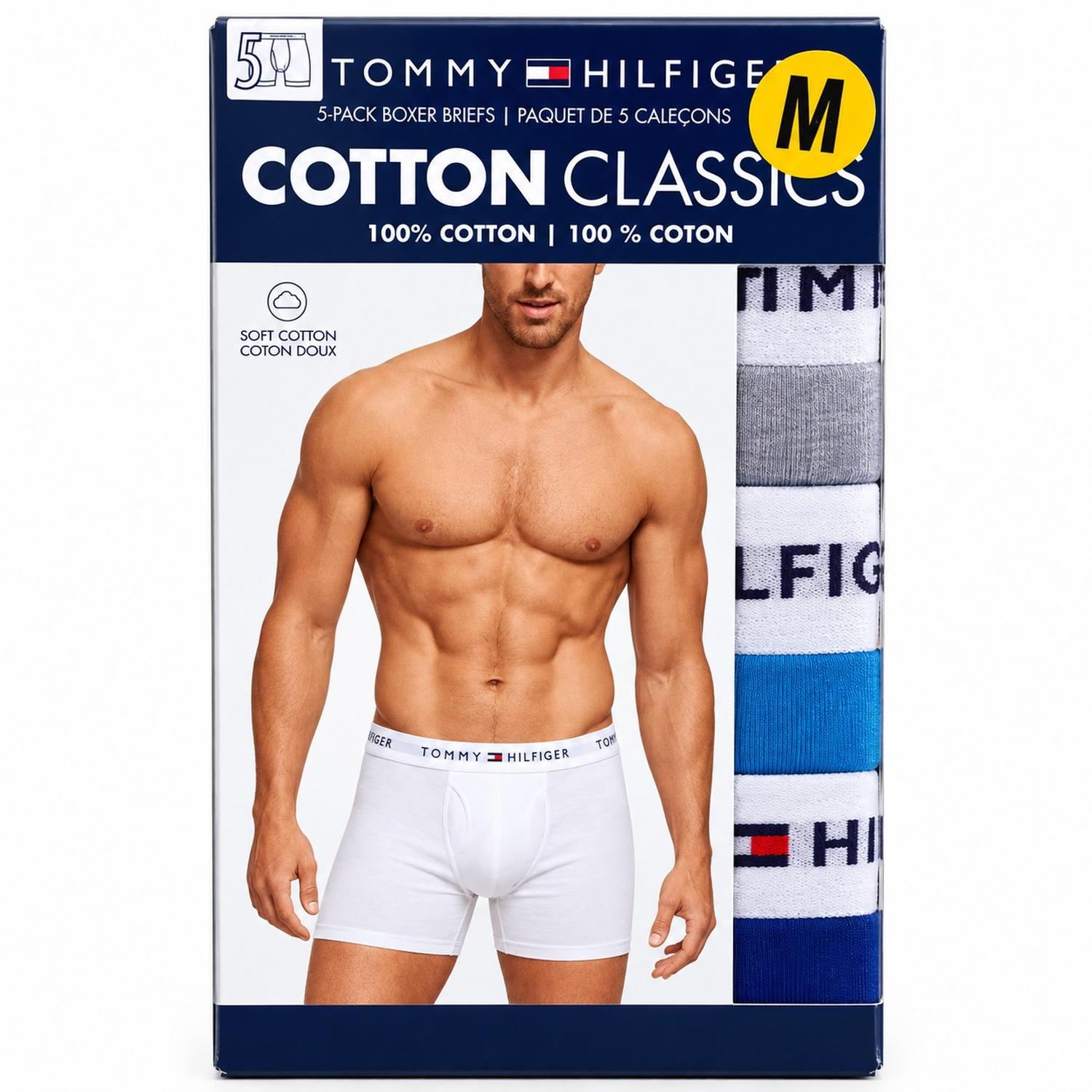PACK X5 BOXER TOMMY HILFIGER 100% ALGODÓN - 1