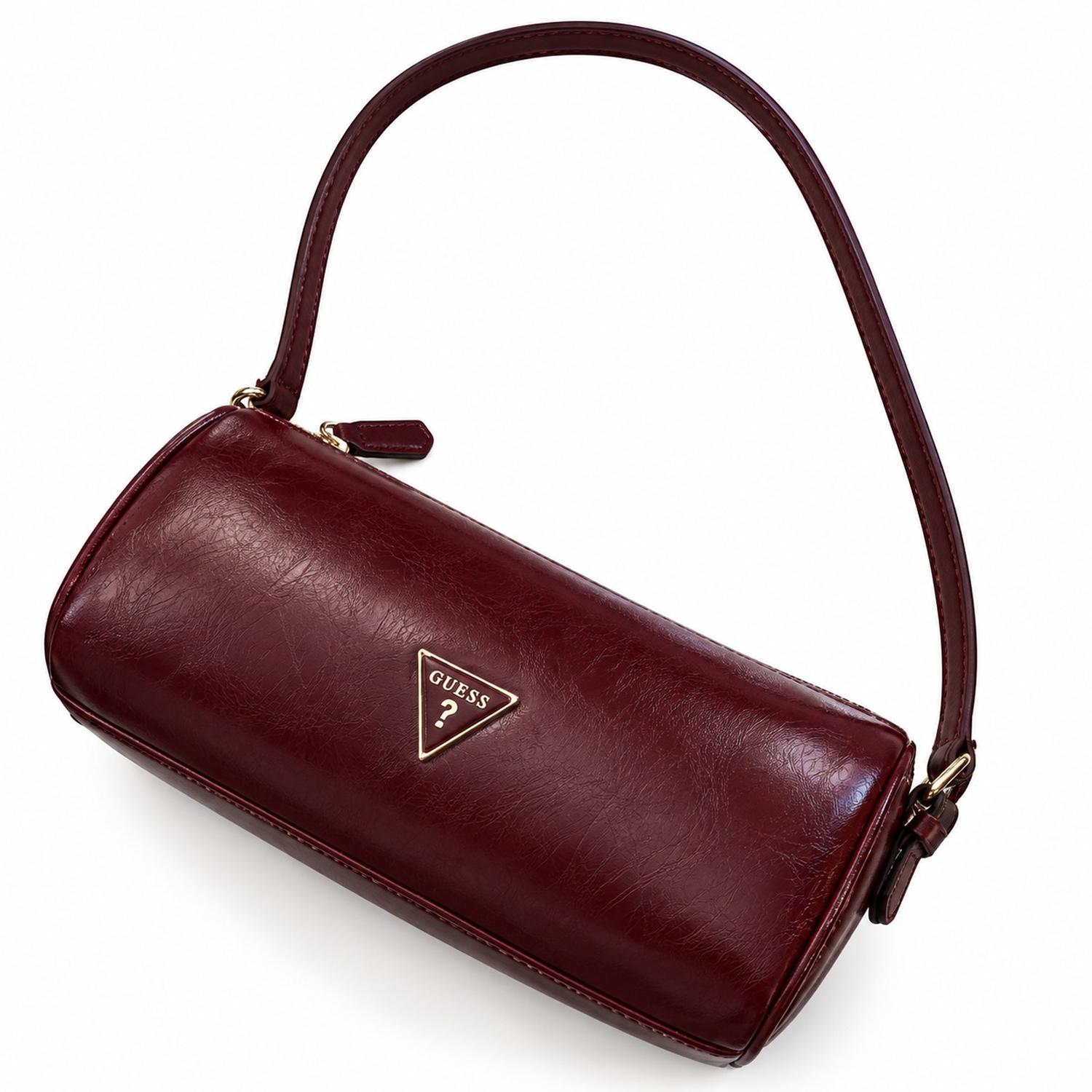 CARTERA SHOULDER BAG GUESS GENE MINI COLOR VINO - 1