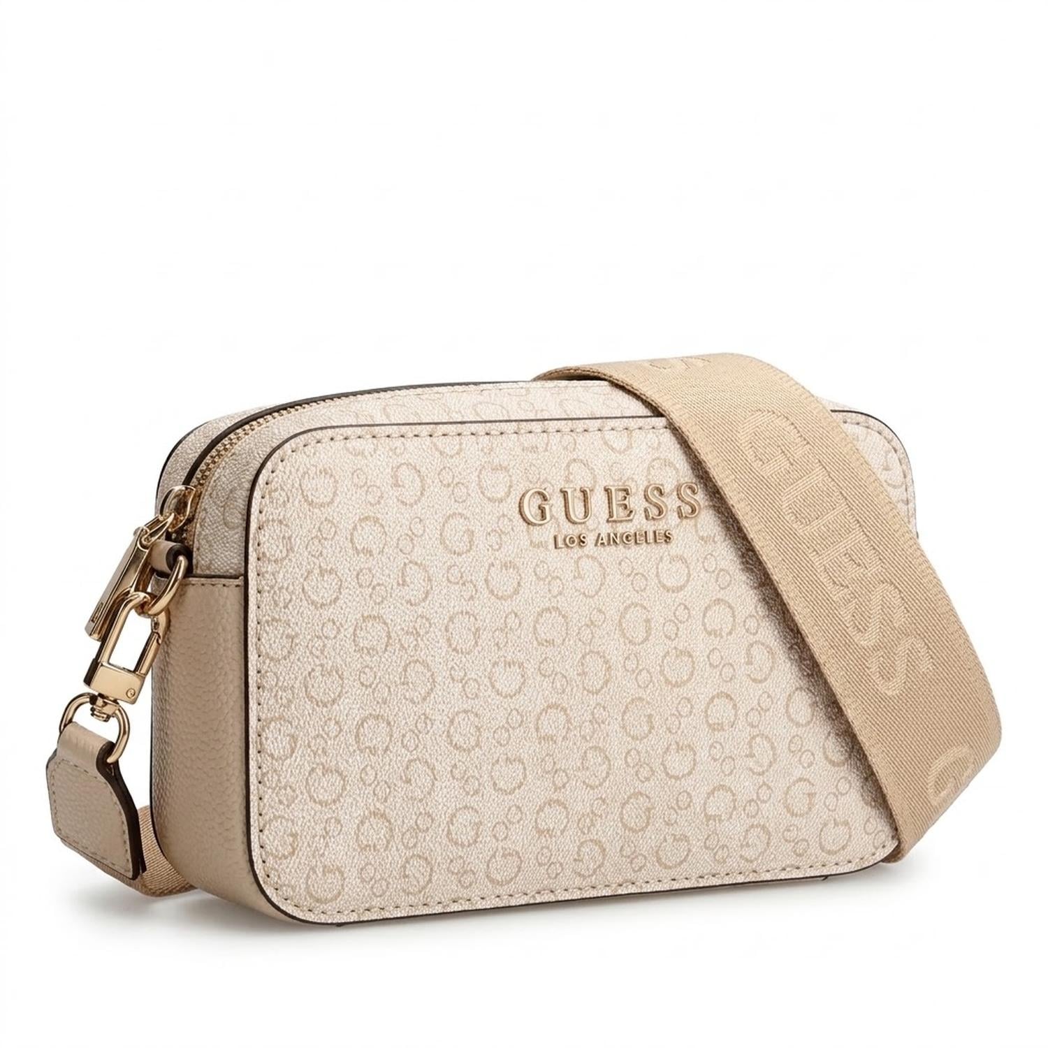 CARTERA MINI CROSSBODY GUESS AYDA BEIGE - 1