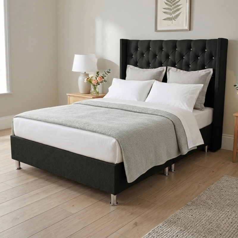 CAMA BOX TARIMA ESSENZA + CABECERA NORDIC KING - 1
