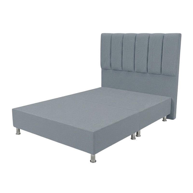 CAMA BOX TARIMA ESSENZA + CABECERA MALVA QUEEN - 2