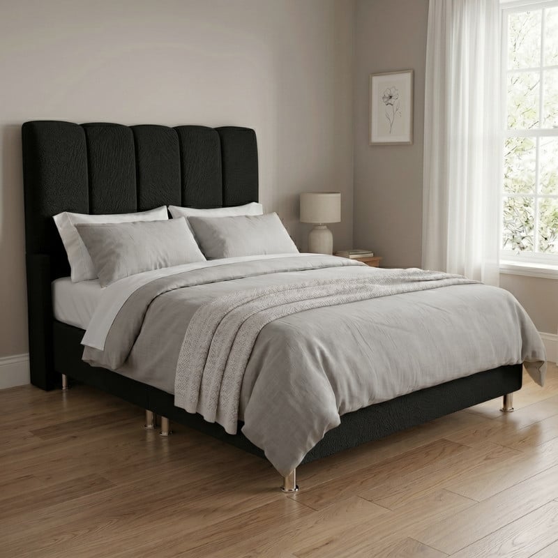 CAMA BOX TARIMA ESSENZA + CABECERA NUBE QUEEN - 1