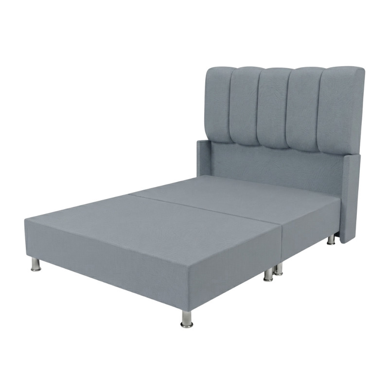 CAMA BOX TARIMA ESSENZA + CABECERA NUBE KING - 2