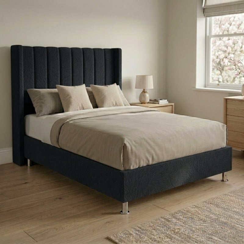 CAMA BOX TARIMA ESSENZA + CABECERA DUNA 2 PLAZAS - 1