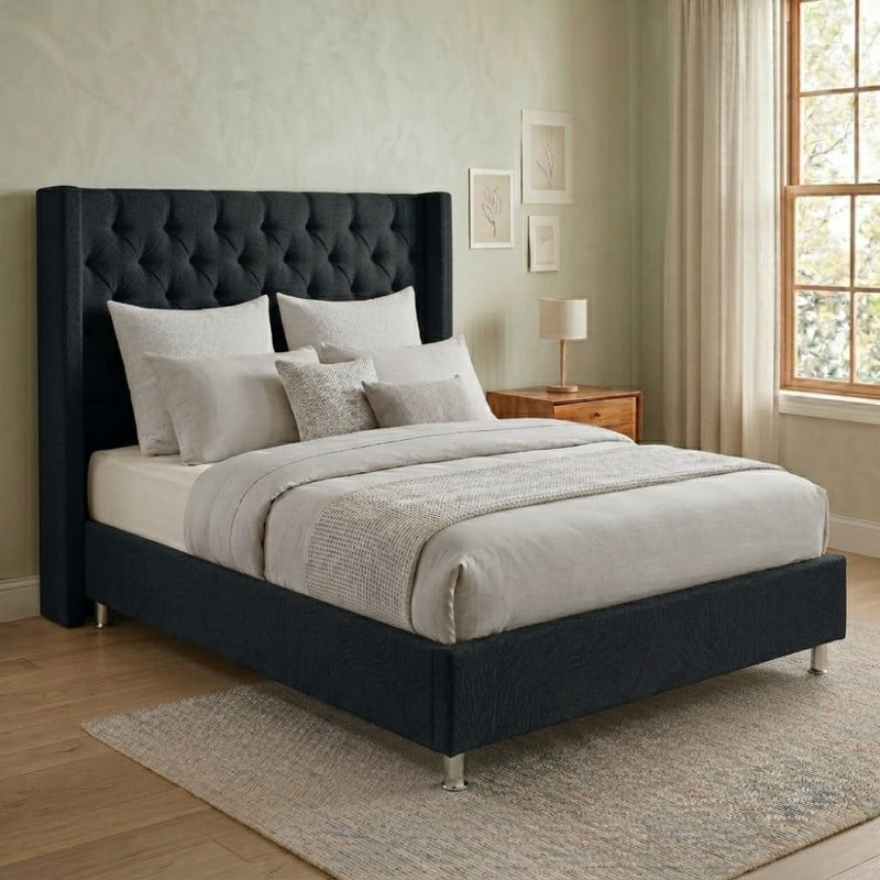 CAMA BOX TARIMA ESSENZA + CABECERA NORDIC 2 PLAZAS - 1
